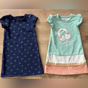 Girls Dresses Gold Blue Sonoma Fiorella SZ 5